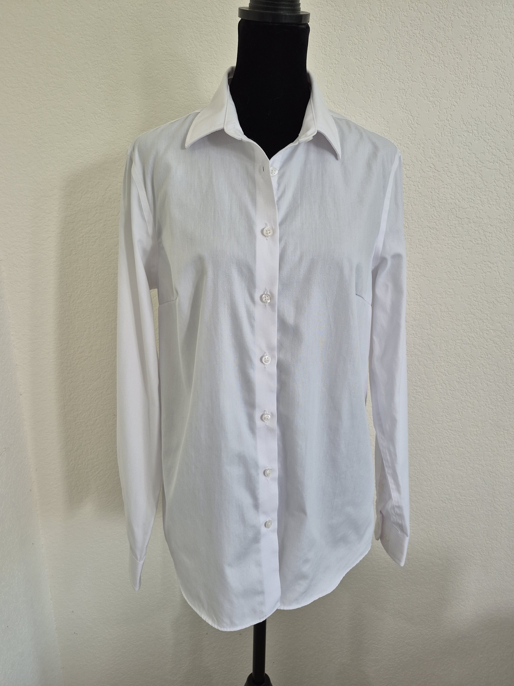 Edwards Classic White Button-Up Shirt